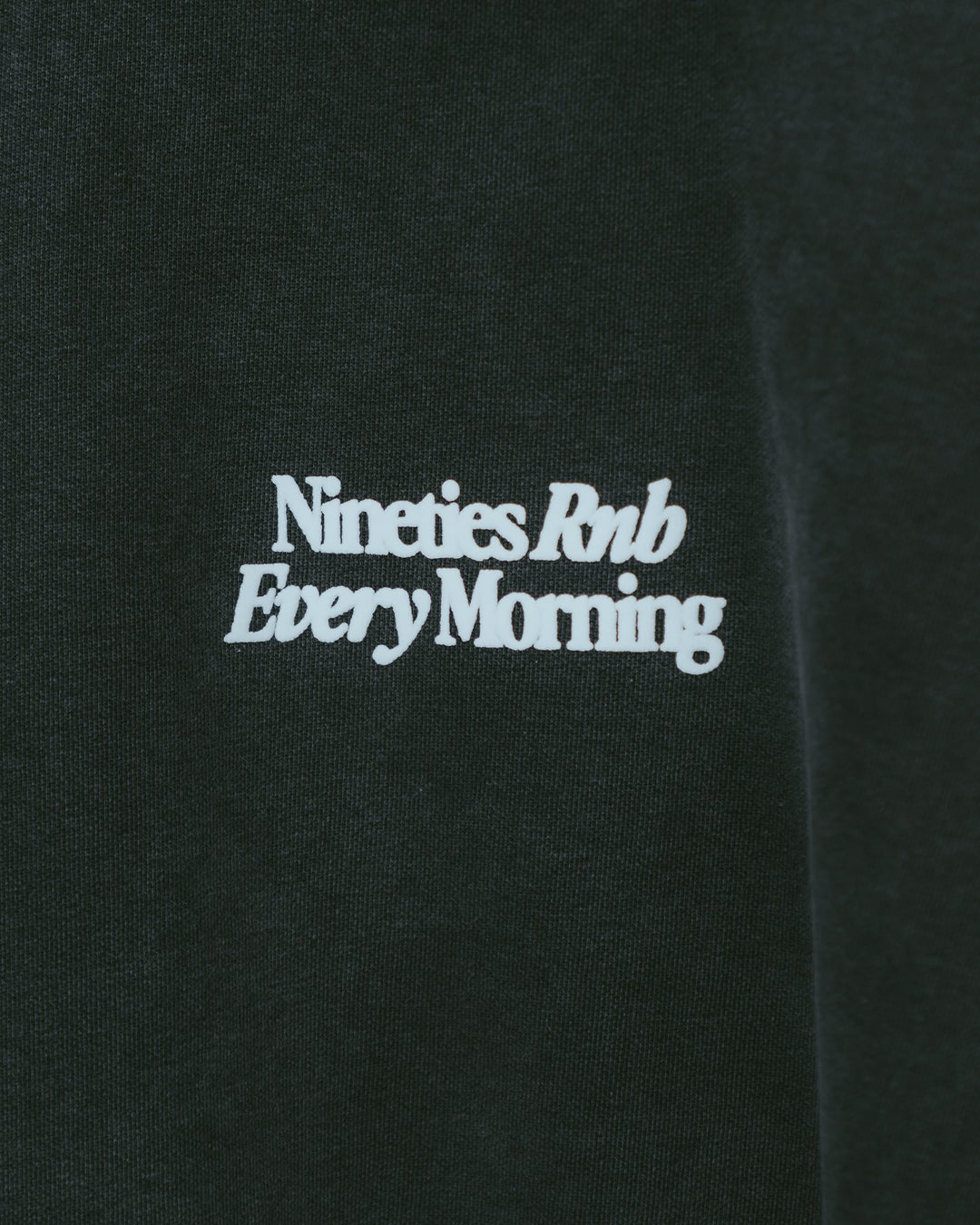 Nineties Rnb Every Morning Garment - Dyed Cement Sweatshirt - trainofthoughtcollective