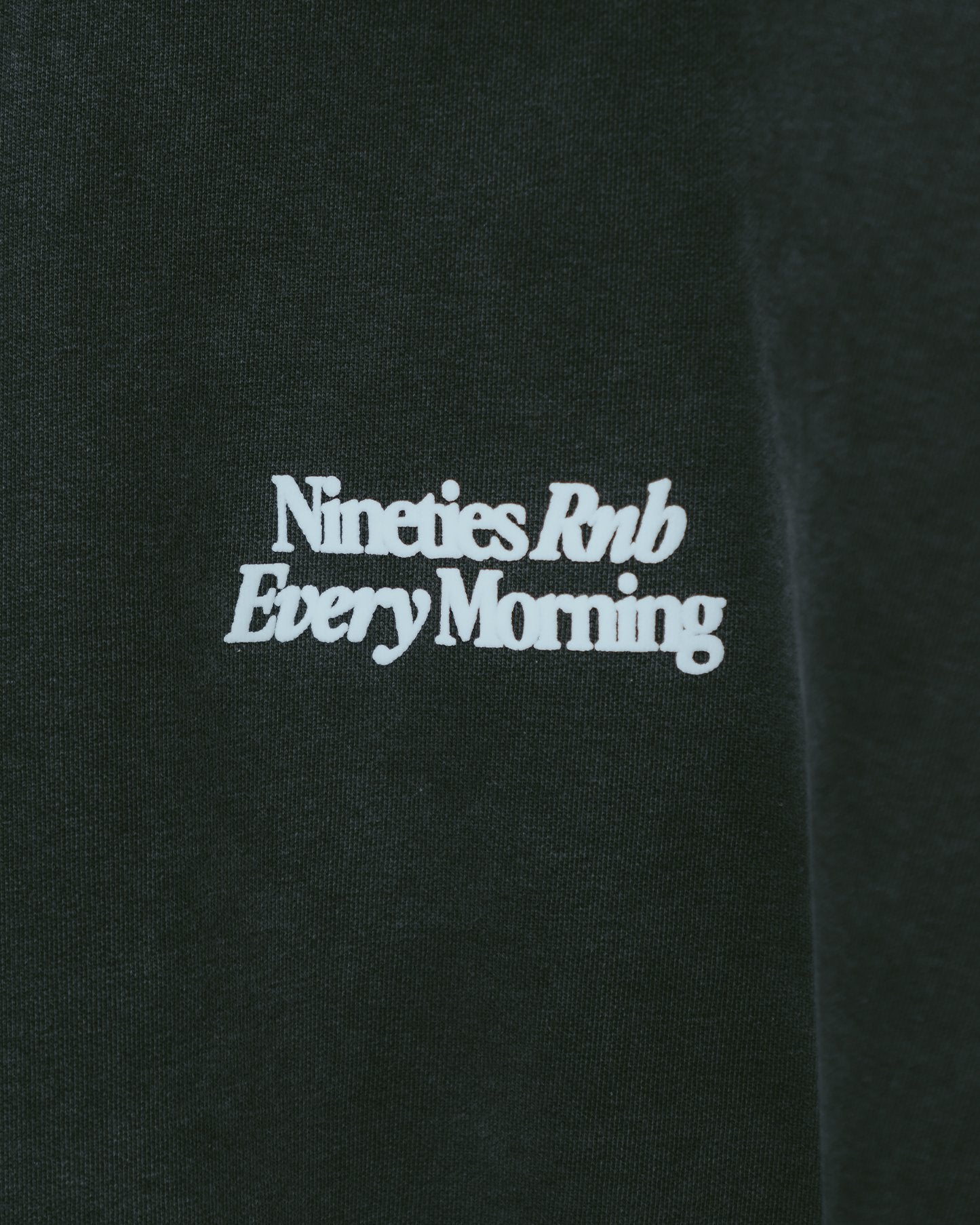 Nineties Rnb Every Morning Garment - Dyed Cement Sweatshirt - trainofthoughtcollective