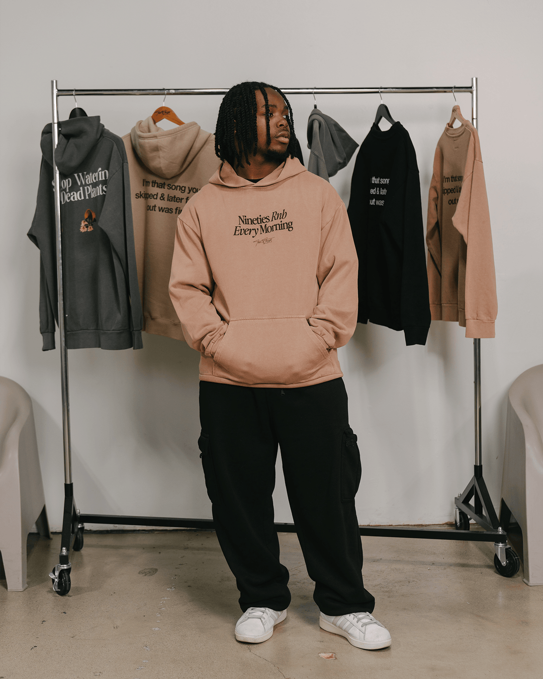 Nineties Rnb Every Morning Mushroom Hoodie - trainofthoughtcollective