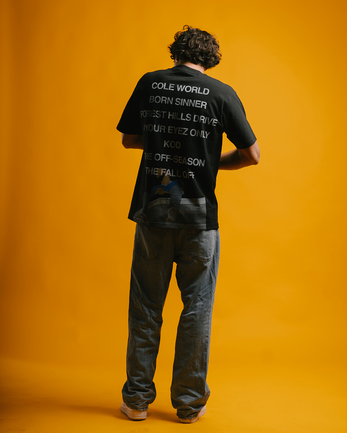 No Face COLE Black Tee - trainofthoughtcollective
