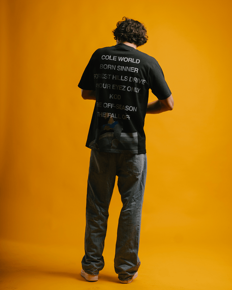 No Face COLE Black Tee - trainofthoughtcollective