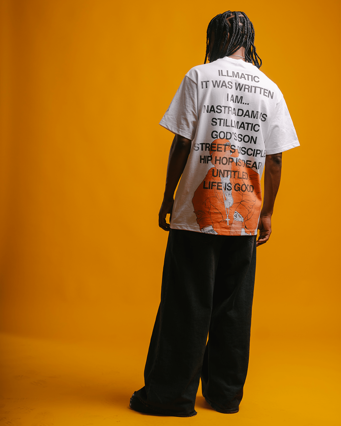 No Face NAS White Tee - trainofthoughtcollective