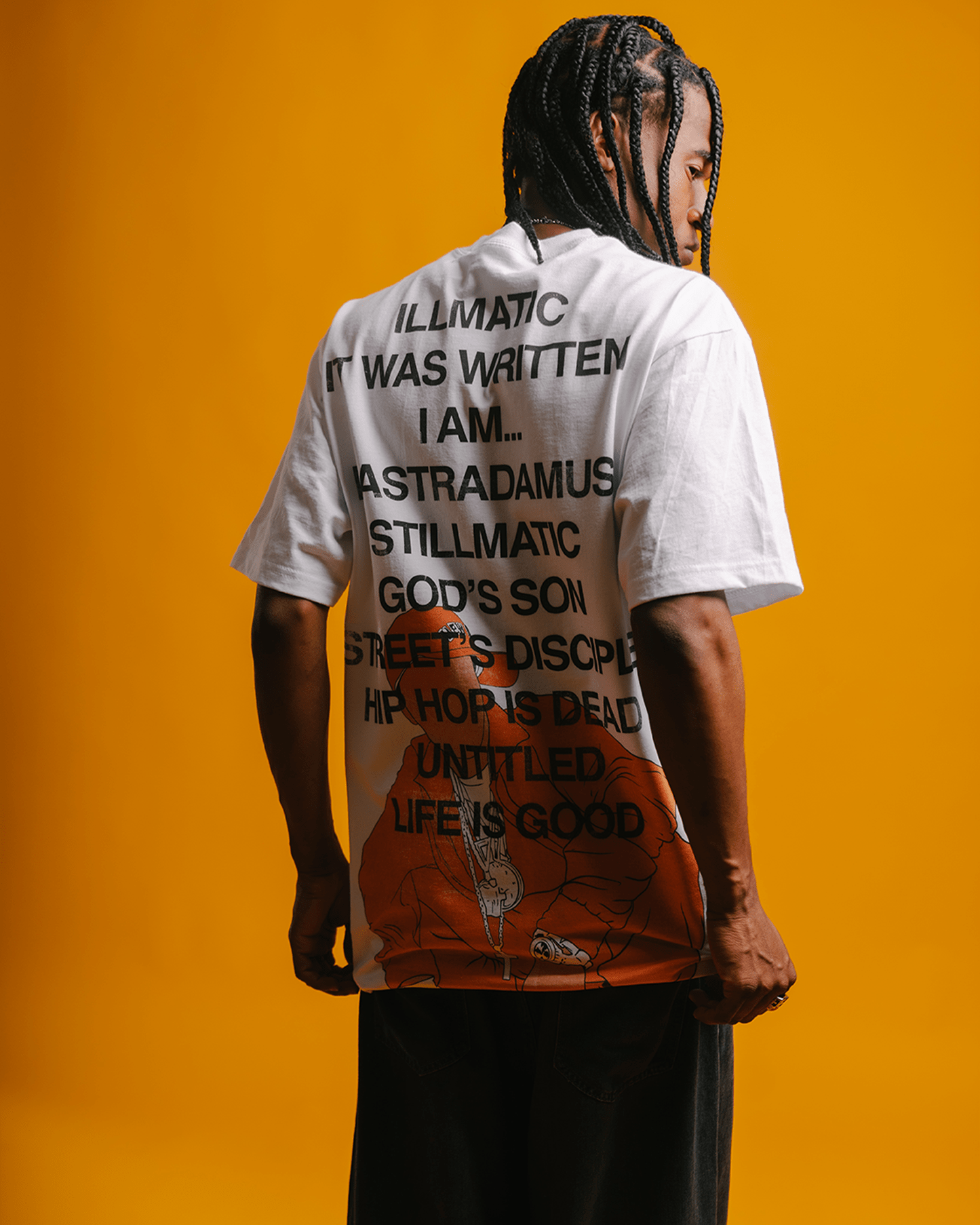 No Face NAS White Tee - trainofthoughtcollective