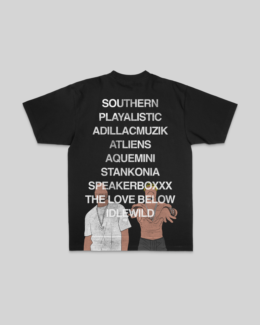 No Face OUTKAST Black Tee - trainofthoughtcollective