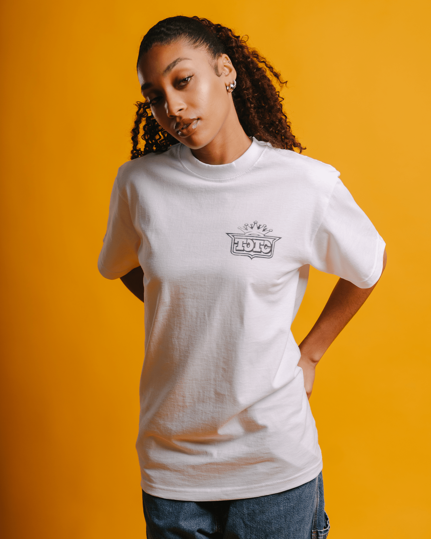 No Face OUTKAST White Tee - trainofthoughtcollective