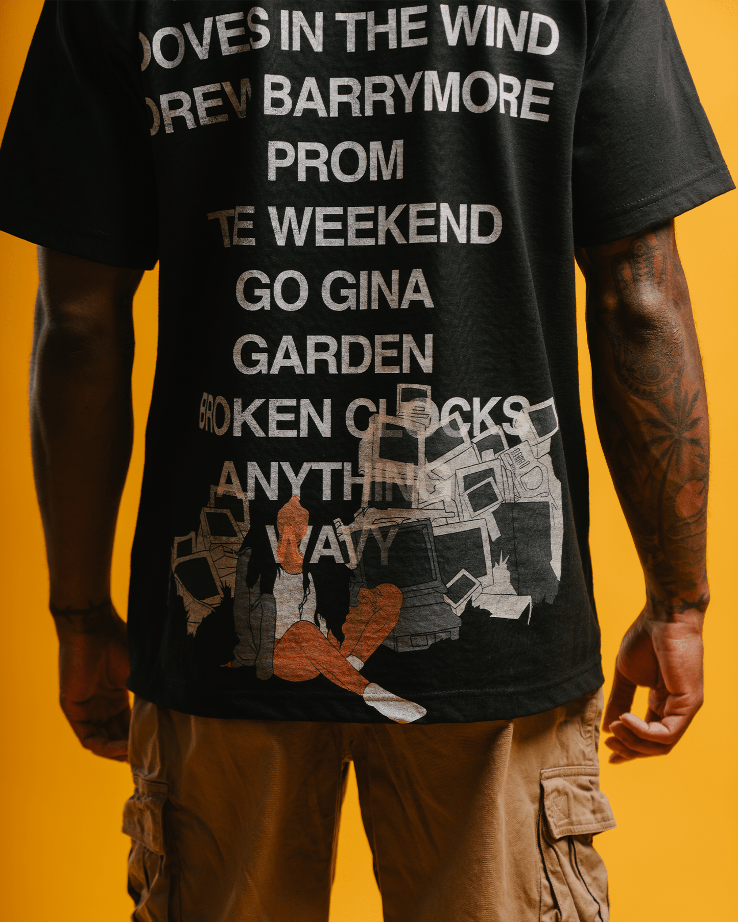 No Face SZA Black Tee - trainofthoughtcollective