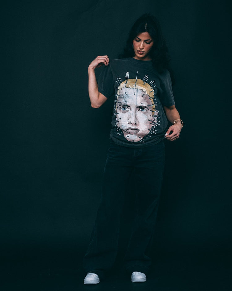 Pinhead Oversized Shadow Tee - trainofthoughtcollective