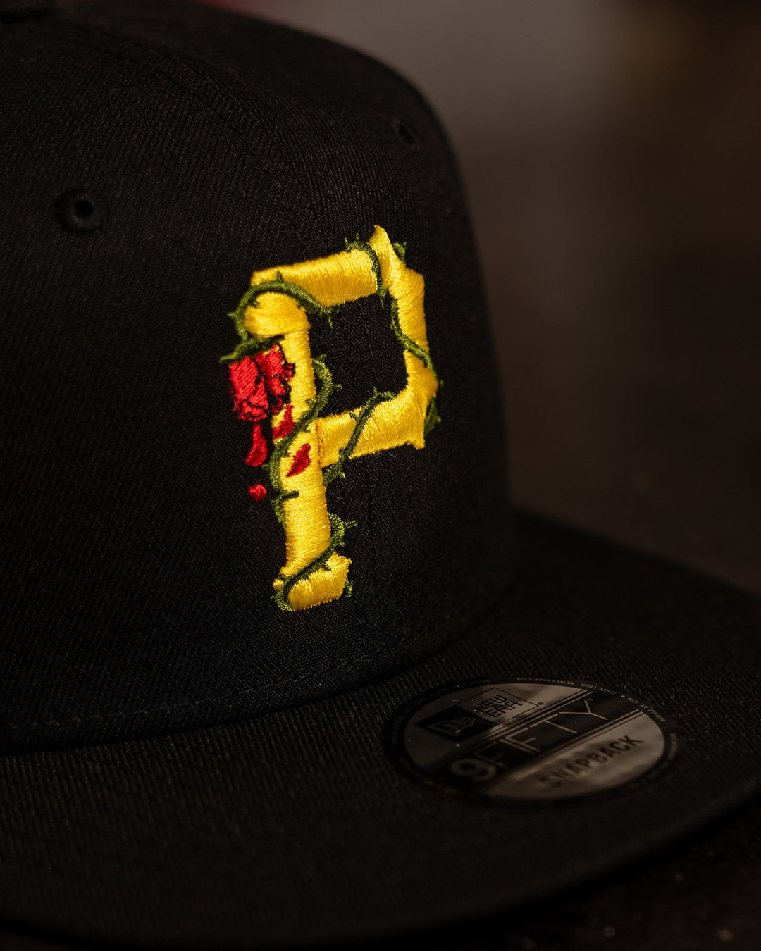 Pirates City Rose New Era Black/White Snapback V2 - trainofthoughtcollective