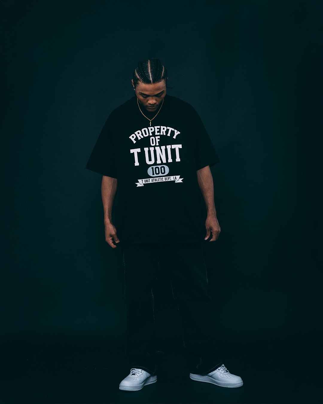 Property of T - Unit Black Tee - trainofthoughtcollective