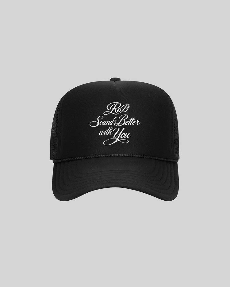 R&B with You | Black Trucker Snapback - trainofthoughtcollective