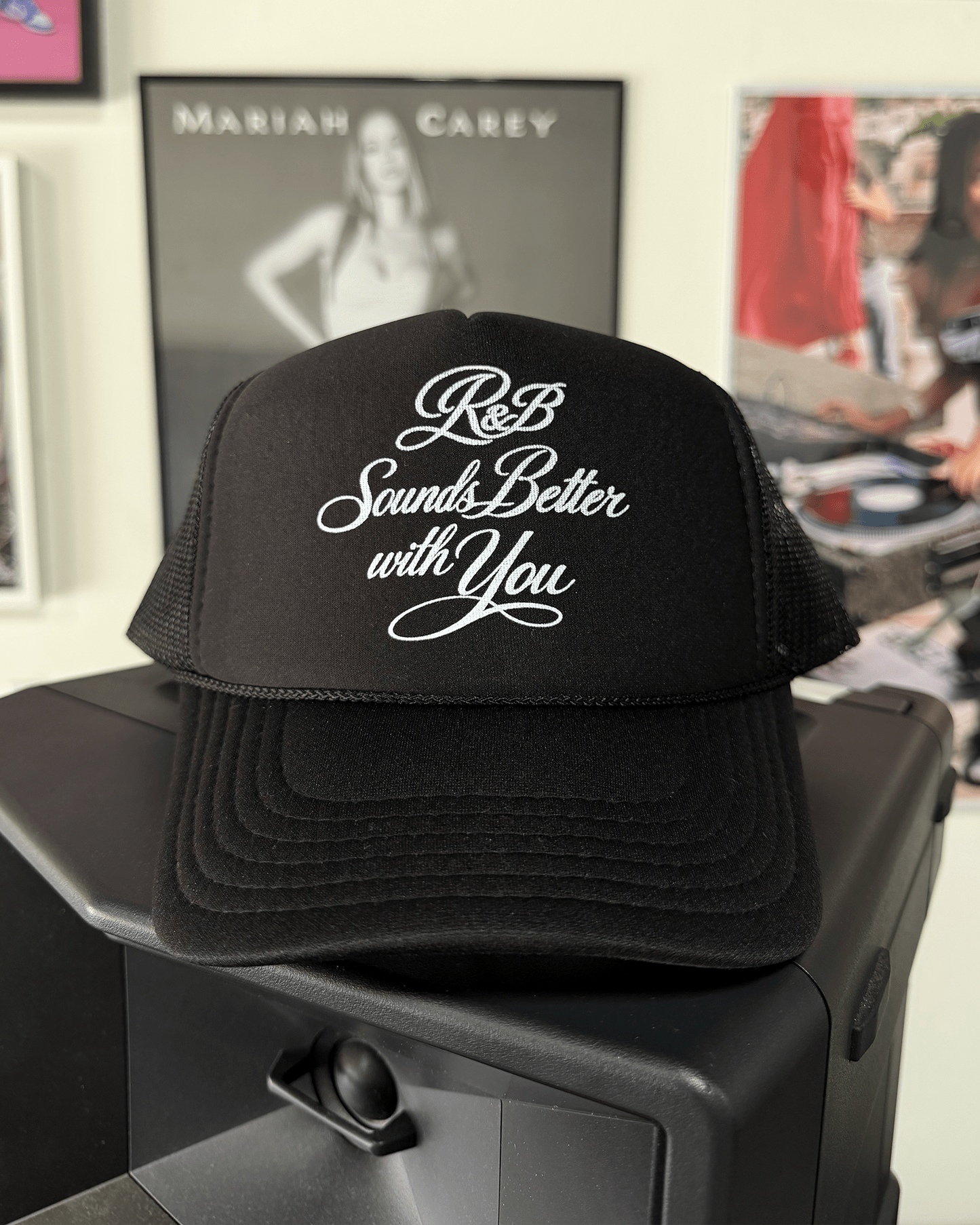 R&B with You | Black Trucker Snapback - trainofthoughtcollective