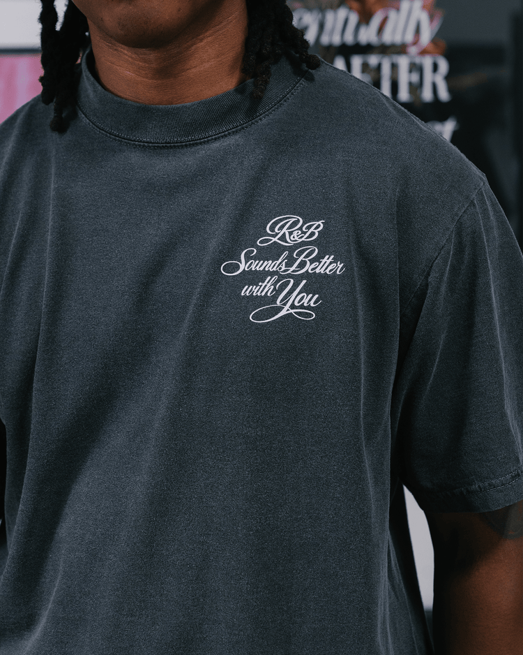 R&B with You | Oversized Shadow Graphic Tee - trainofthoughtcollective
