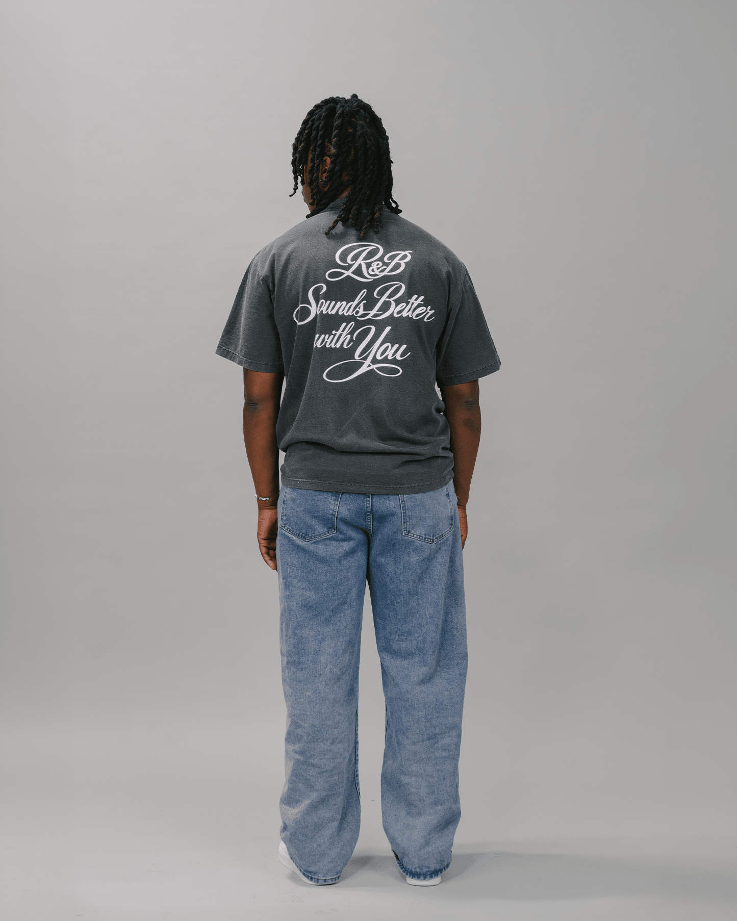 R&B with You | Oversized Shadow Graphic Tee - trainofthoughtcollective