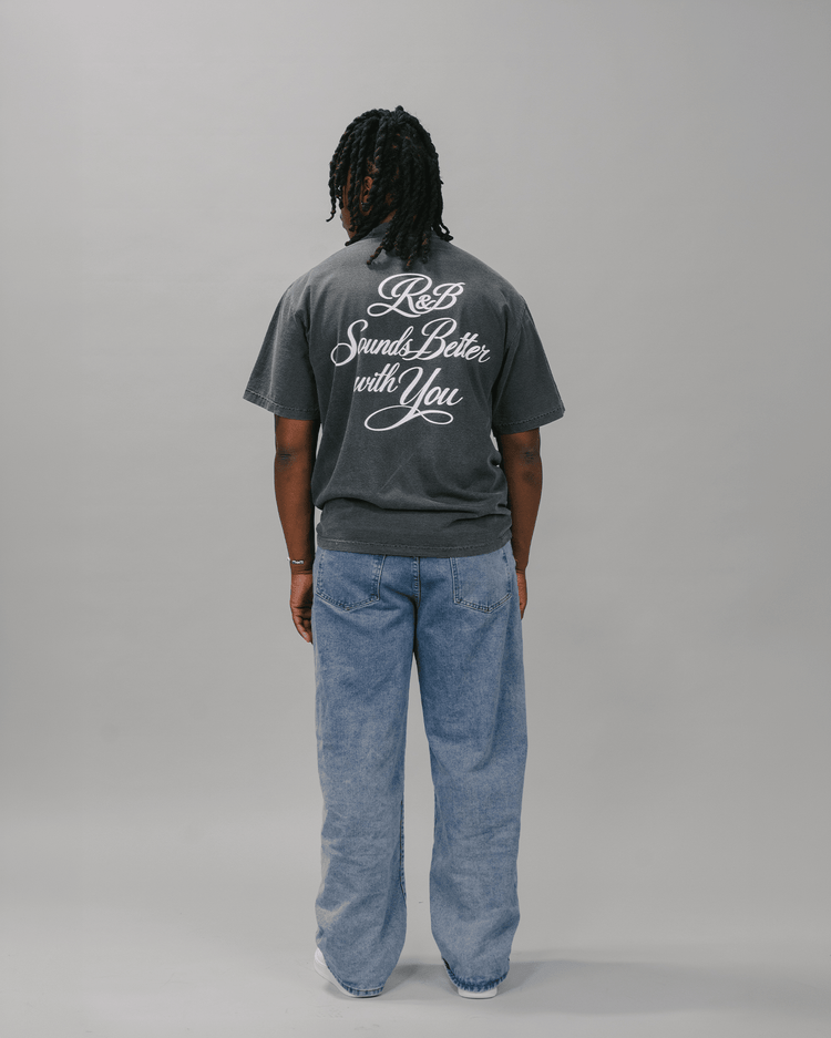R&B with You | Oversized Shadow Graphic Tee - trainofthoughtcollective
