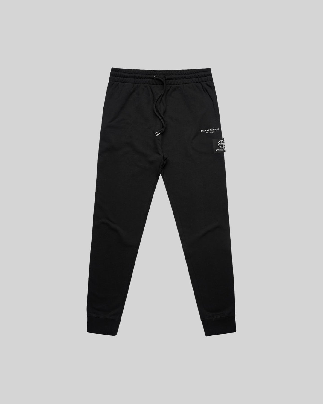 Relentless Premium Black Sweatpants - trainofthoughtcollective