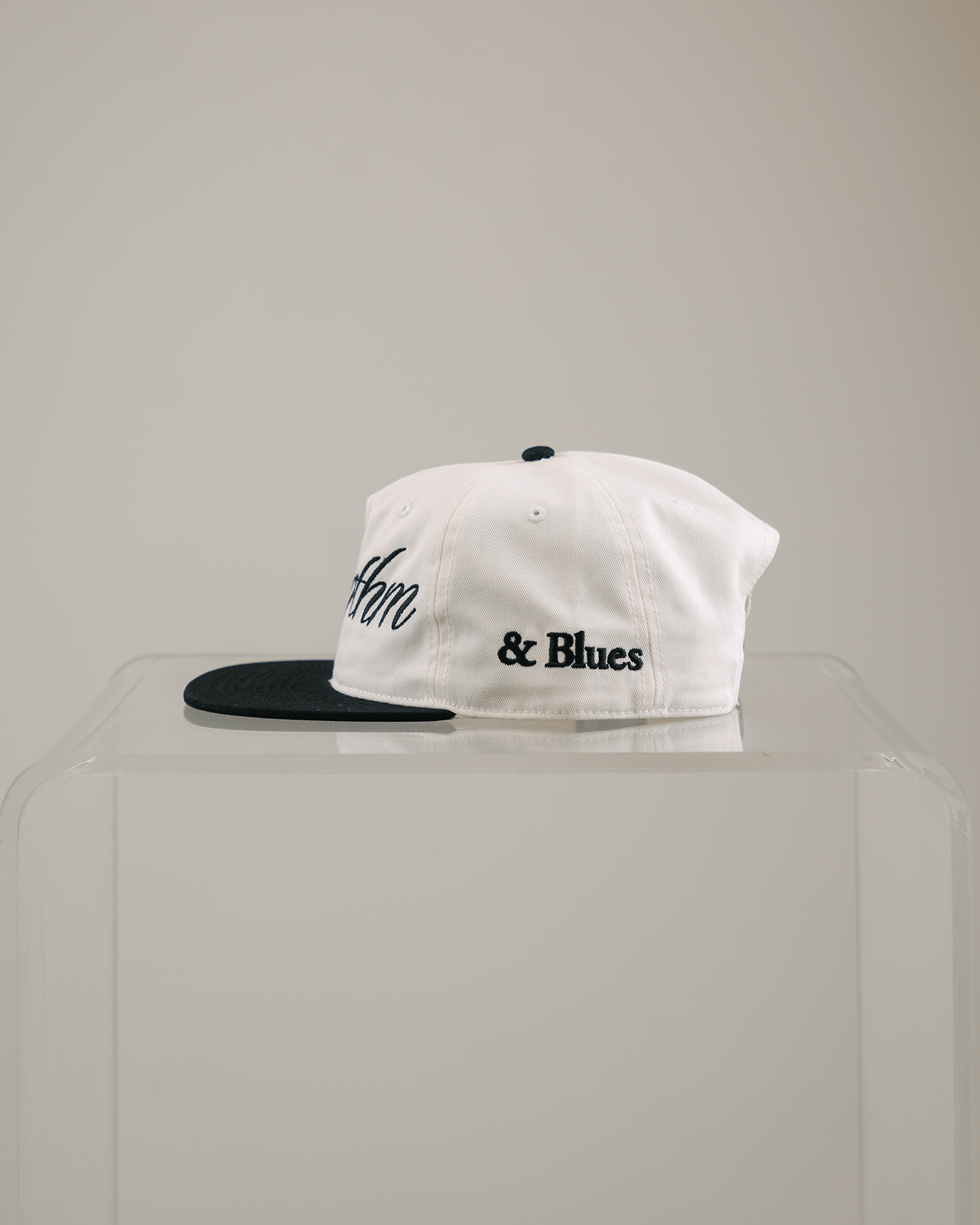 Rhythm Black/Cream Snapback - trainofthoughtcollective