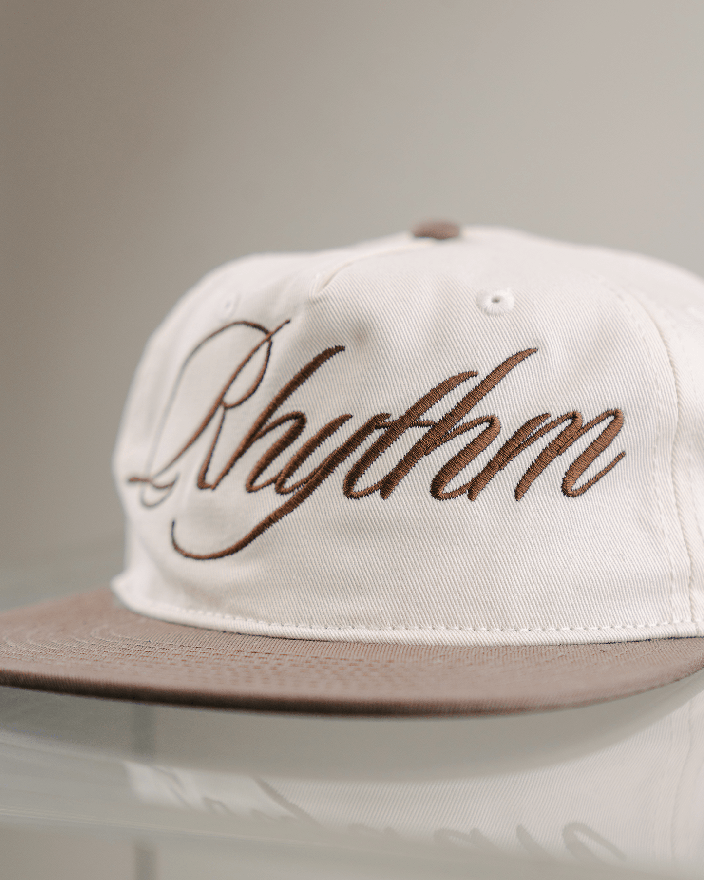 Rhythm Brown/Cream Snapback - trainofthoughtcollective