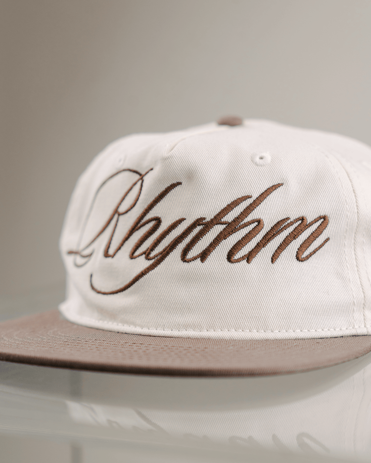 Rhythm Brown/Cream Snapback - trainofthoughtcollective