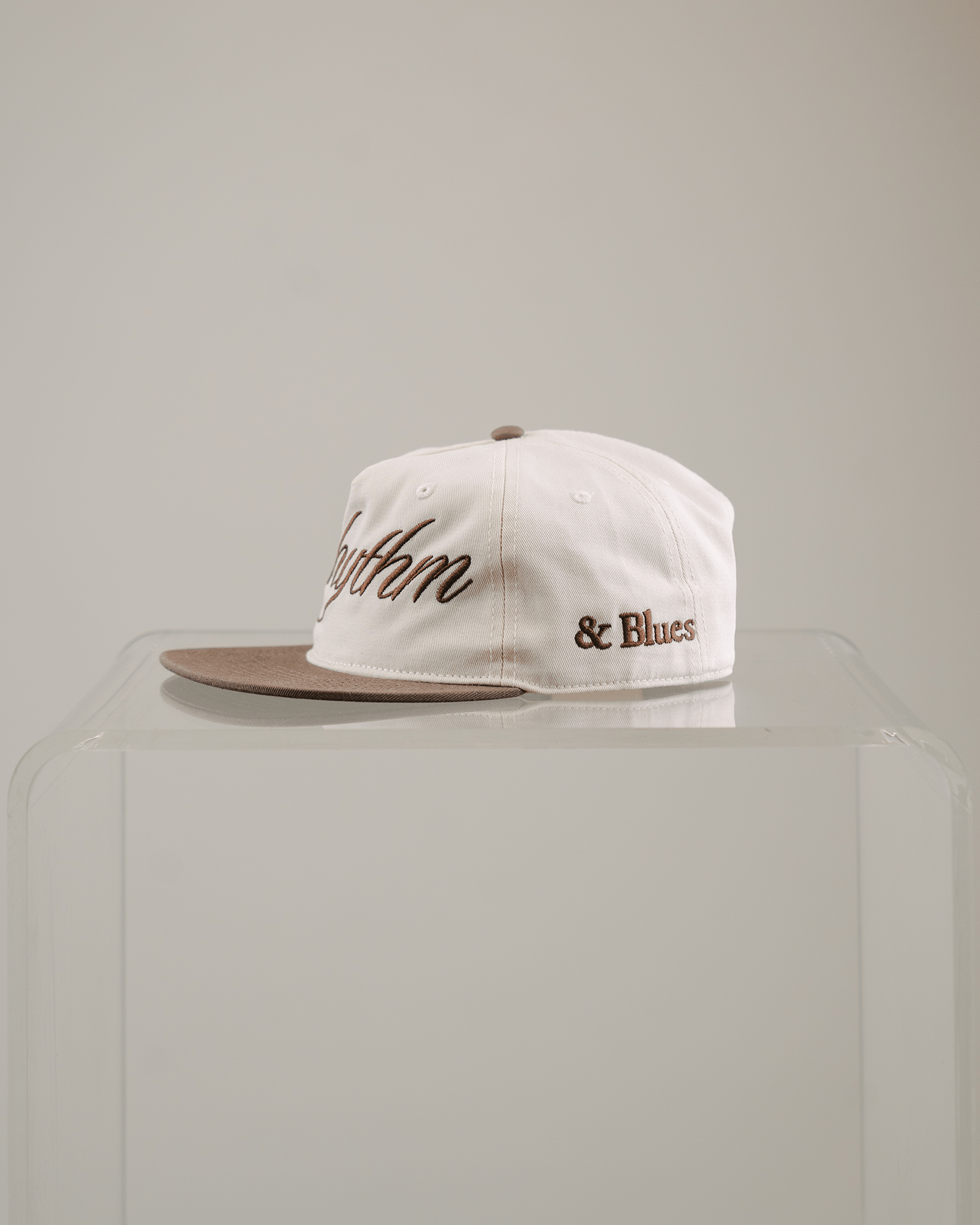 Rhythm Brown/Cream Snapback - trainofthoughtcollective
