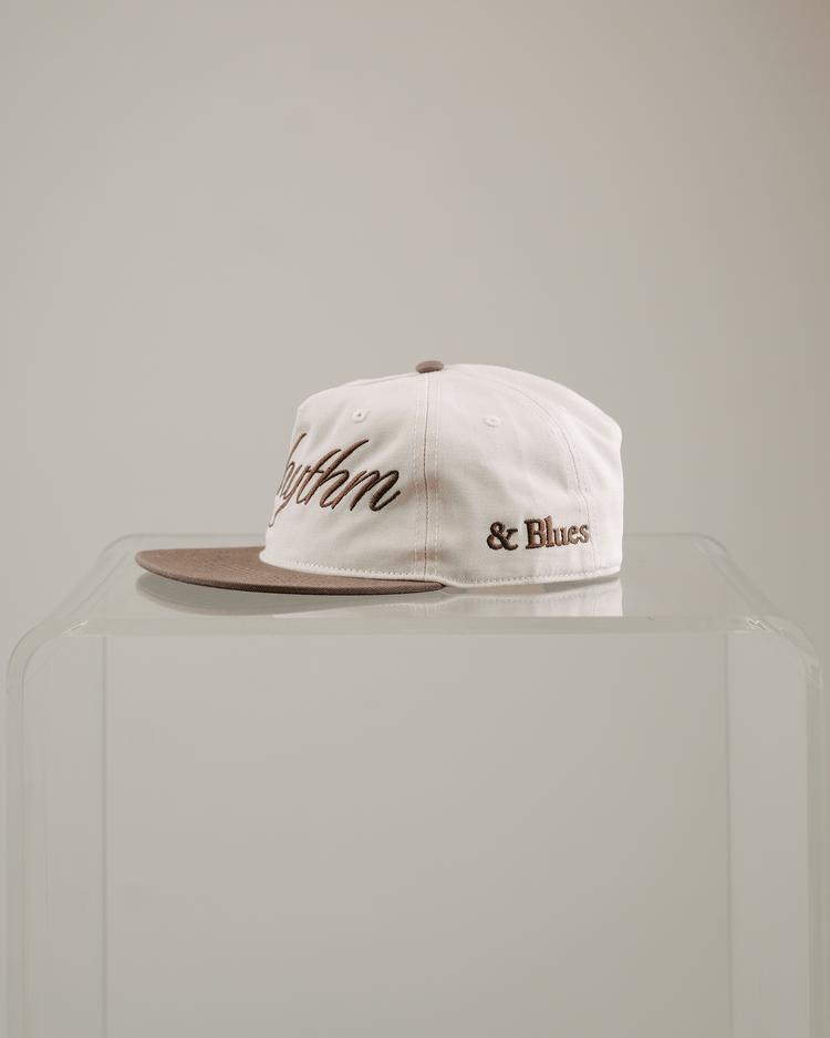 Rhythm Brown/Cream Snapback - trainofthoughtcollective