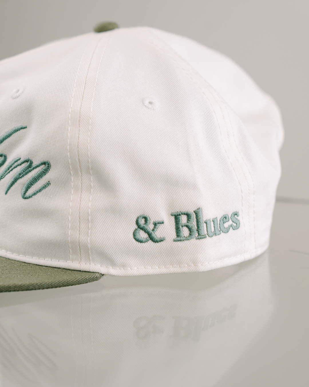 Rhythm Green/Cream Snapback - trainofthoughtcollective