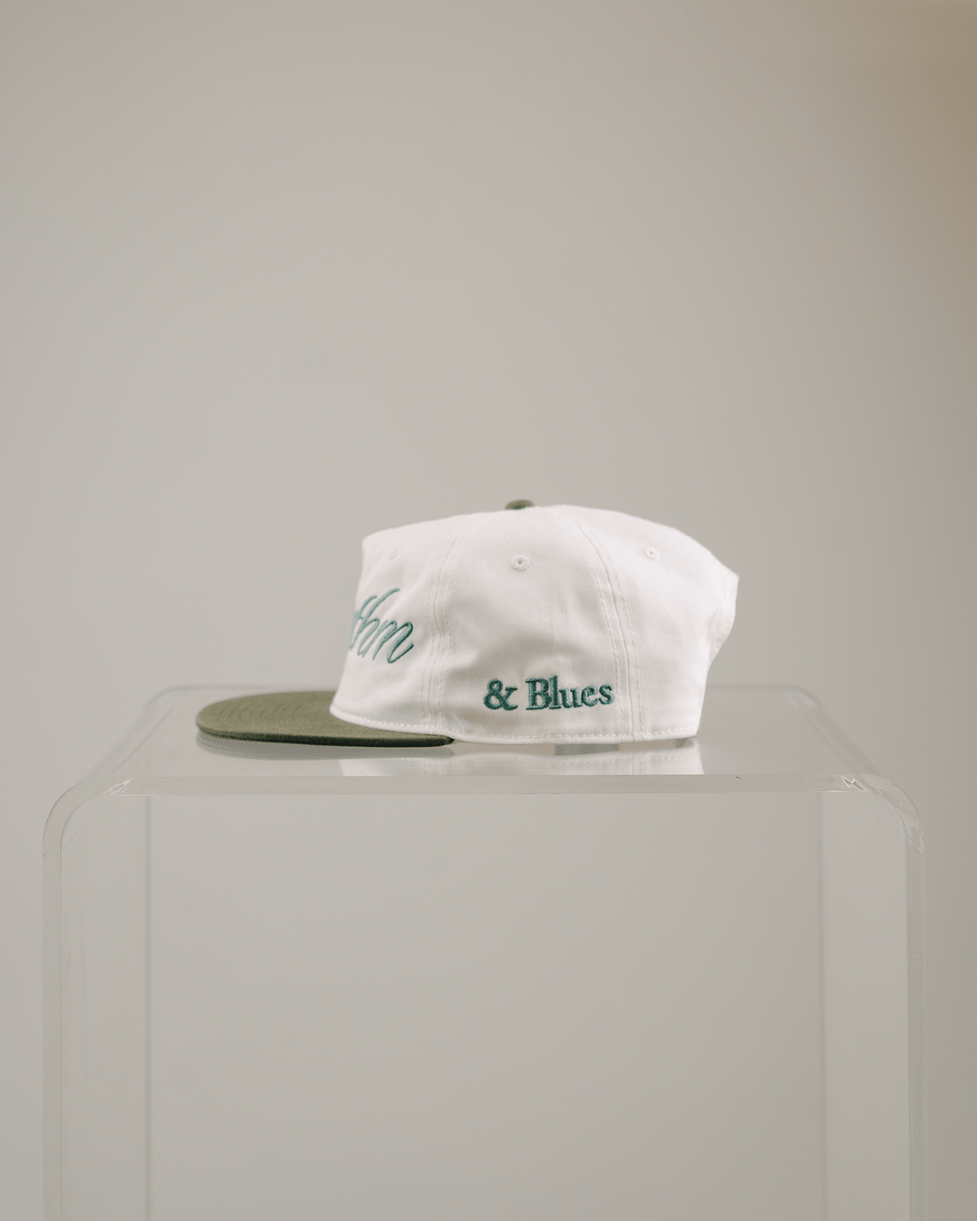 Rhythm Green/Cream Snapback - trainofthoughtcollective