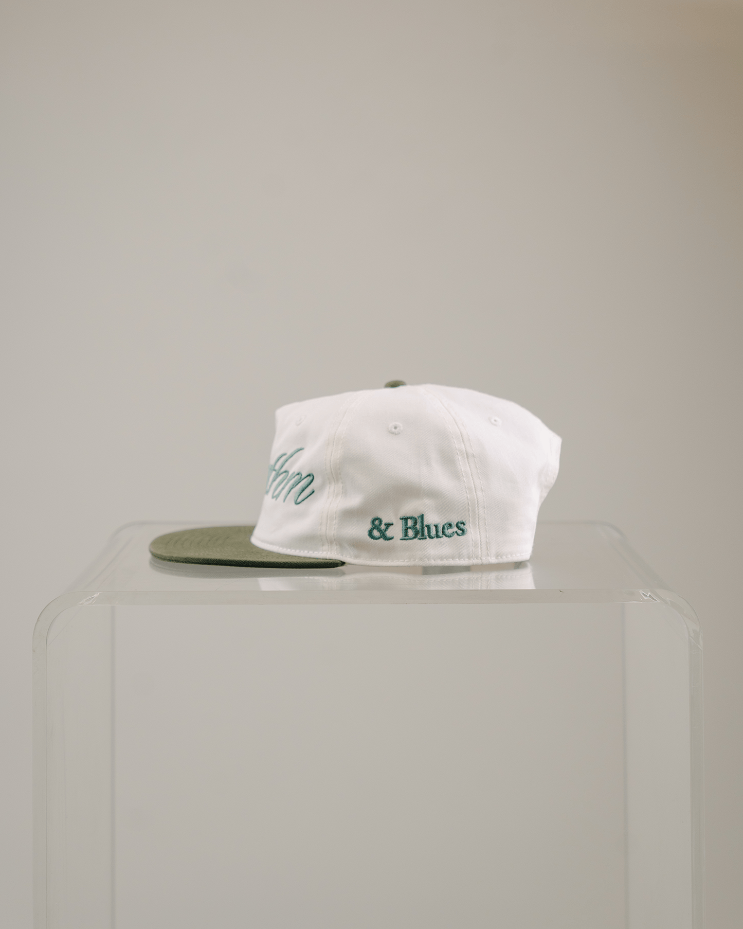 Rhythm Green/Cream Snapback - trainofthoughtcollective