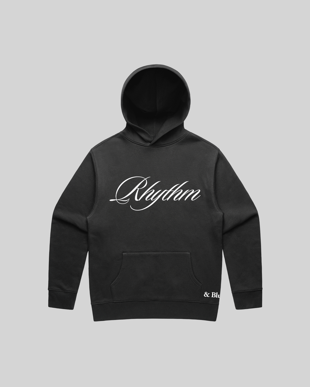 Rhythm Relaxed Faded Black Hoodie - trainofthoughtcollective