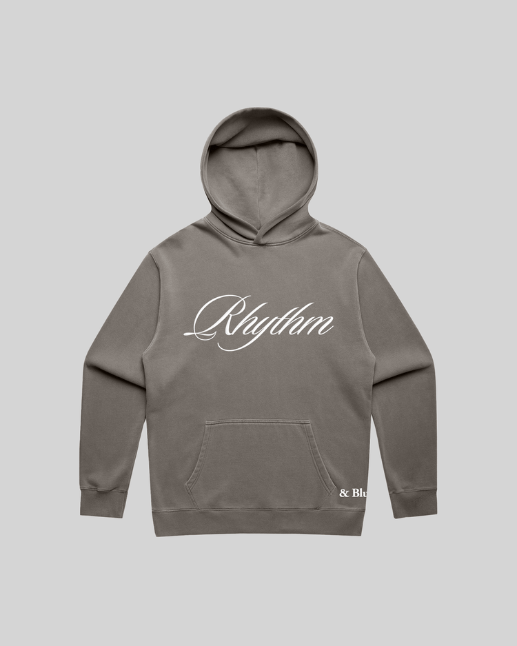 Rhythm Relaxed Faded Grey Hoodie - trainofthoughtcollective