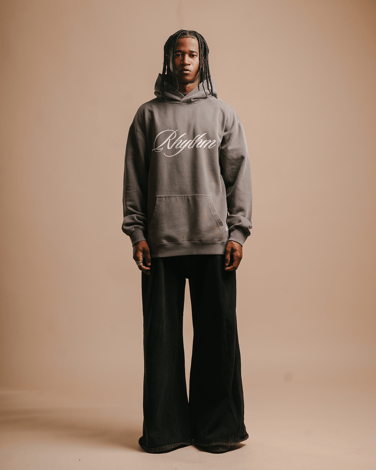 Rhythm Relaxed Faded Grey Hoodie - trainofthoughtcollective