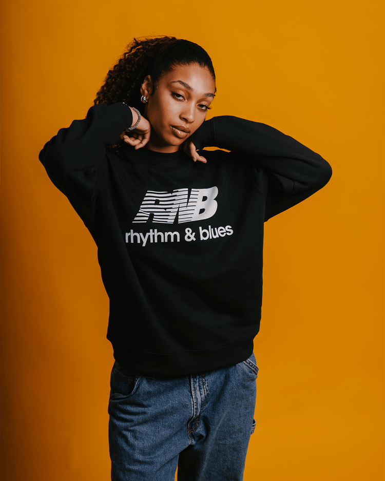 Rnb Balance Black Crewneck Sweatshirt - trainofthoughtcollective
