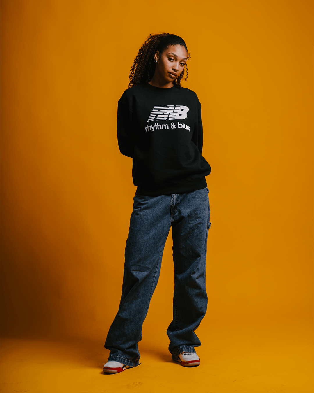 Rnb Balance Black Crewneck Sweatshirt - trainofthoughtcollective