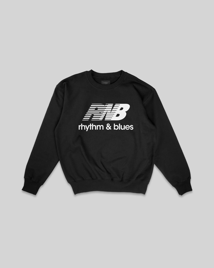 Rnb Balance Black Crewneck Sweatshirt - trainofthoughtcollective
