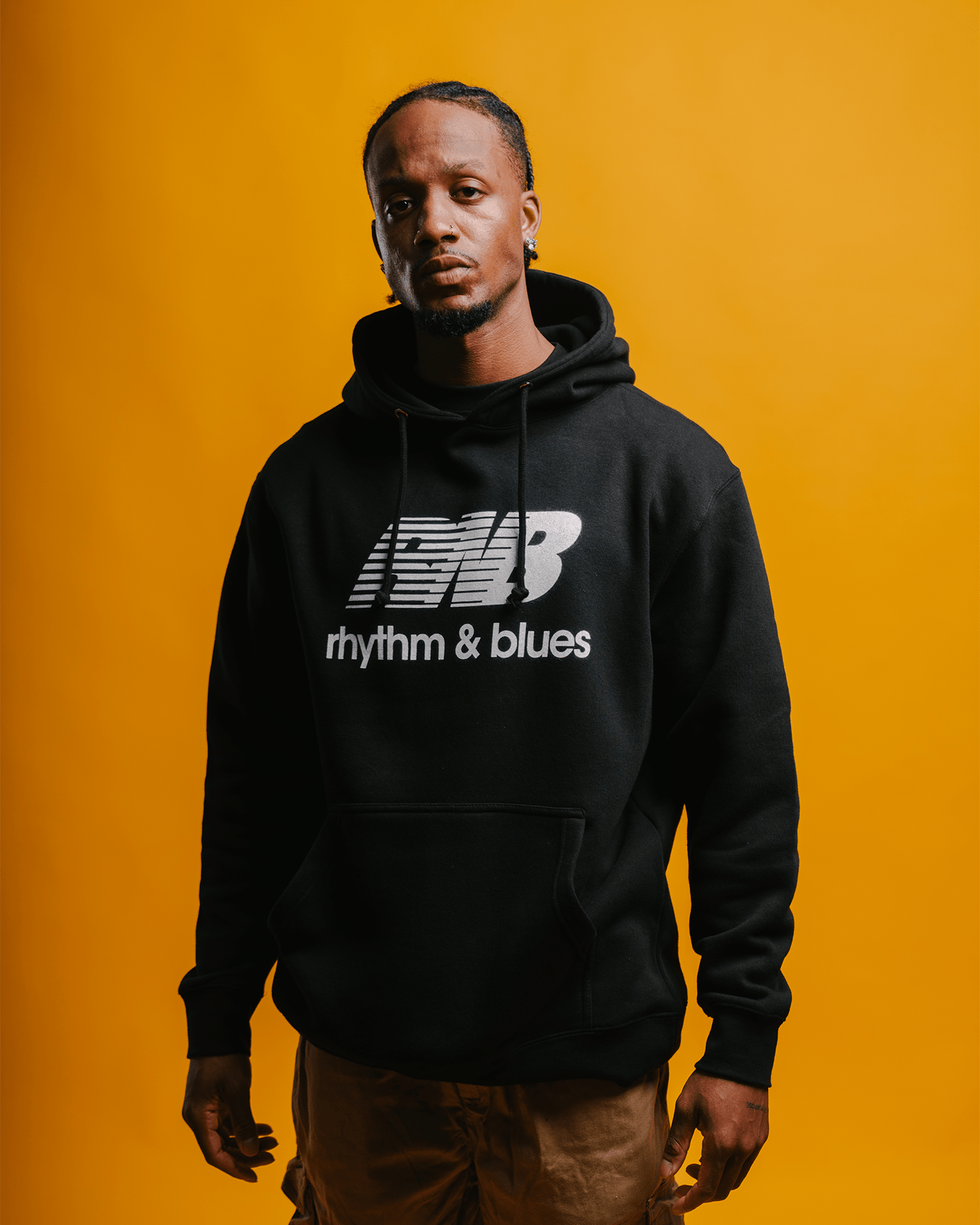 Rnb Balance Black Hoodie - trainofthoughtcollective