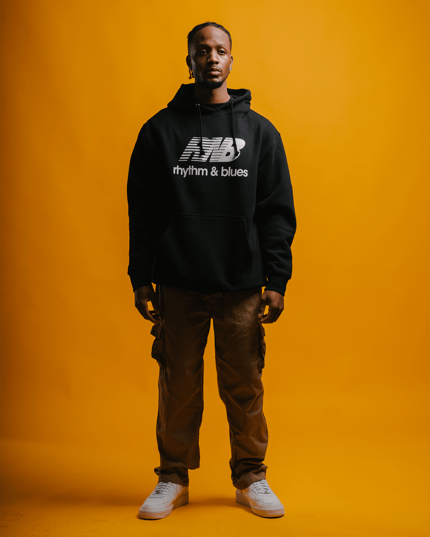 Rnb Balance Black Hoodie - trainofthoughtcollective