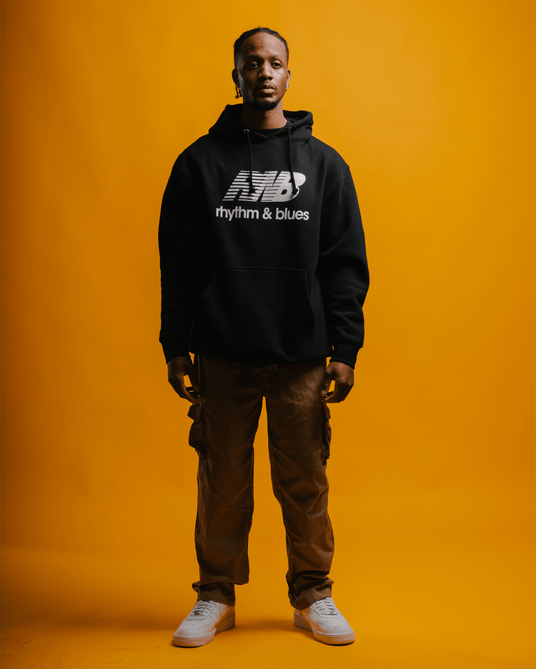 Rnb Balance Black Hoodie - trainofthoughtcollective
