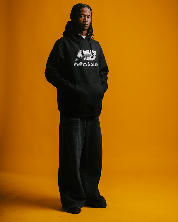 Rnb Balance Black Hoodie - trainofthoughtcollective