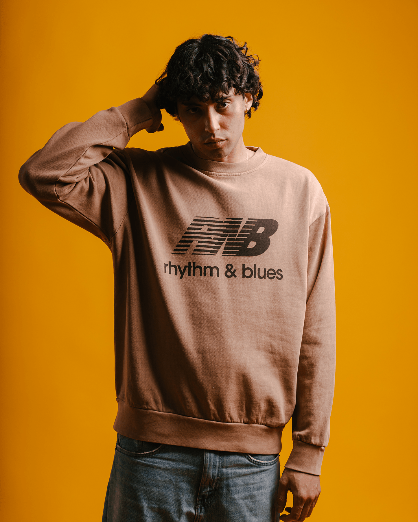 Rnb Balance Brown Crewneck Sweatshirt - trainofthoughtcollective