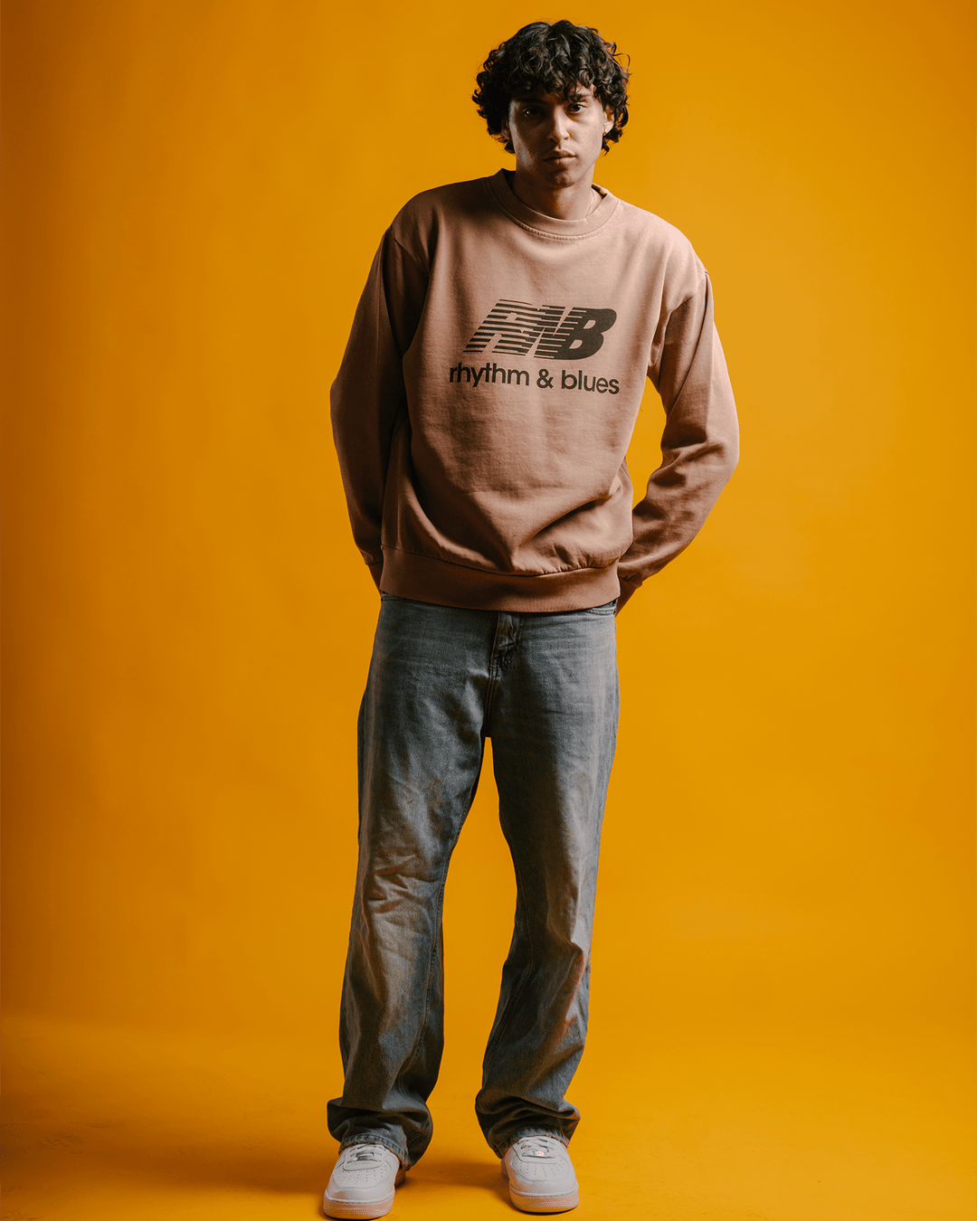 Rnb Balance Brown Crewneck Sweatshirt - trainofthoughtcollective