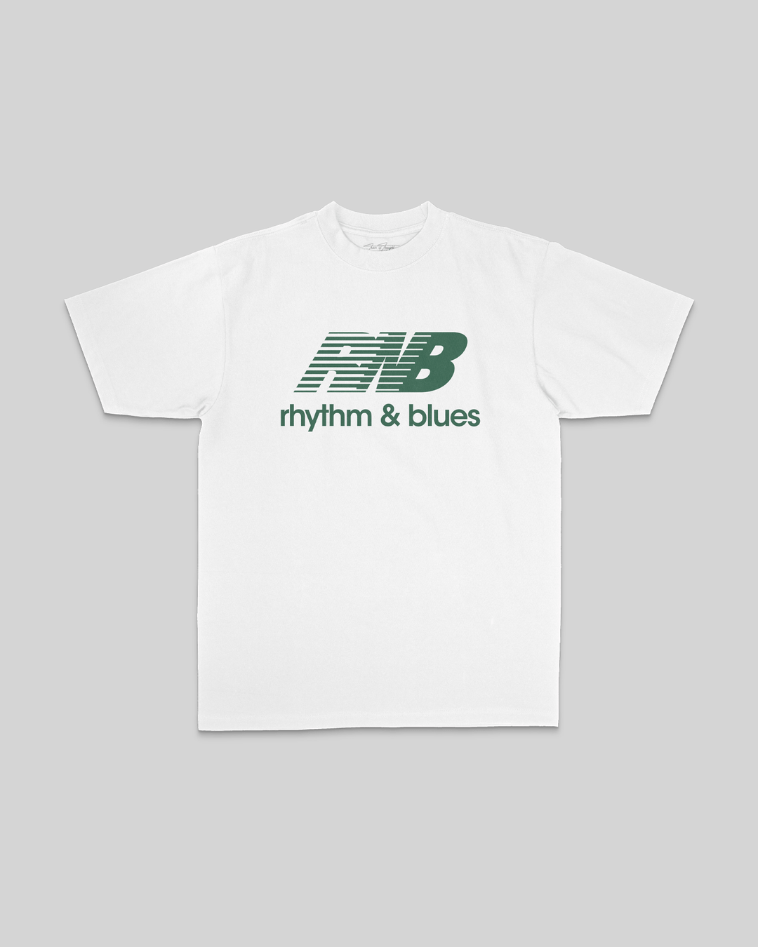 Rnb Balance Green White Tee - trainofthoughtcollective