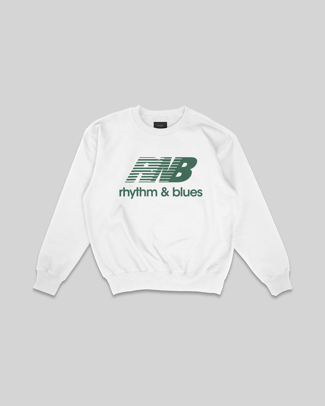 Rnb Balance White Crewneck Sweatshirt - trainofthoughtcollective