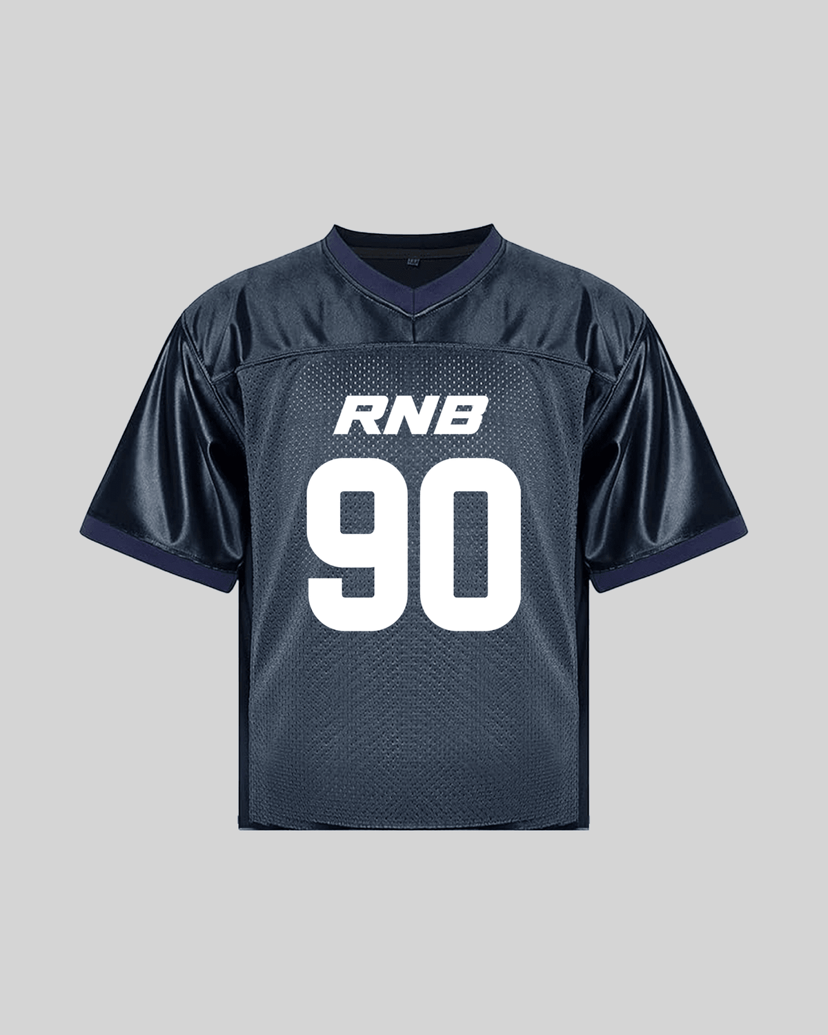 Rnb Every Morning V1 | Cropped Football Jersey - trainofthoughtcollective #color_blue
