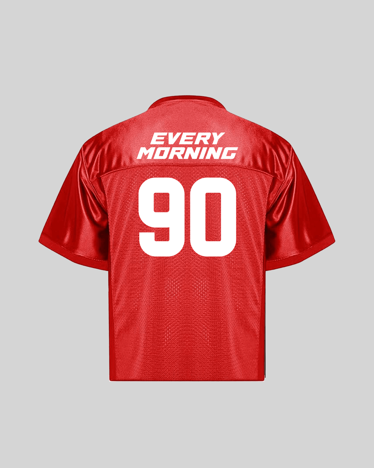 Rnb Every Morning V1 | Cropped Football Jersey - trainofthoughtcollective #color_red
