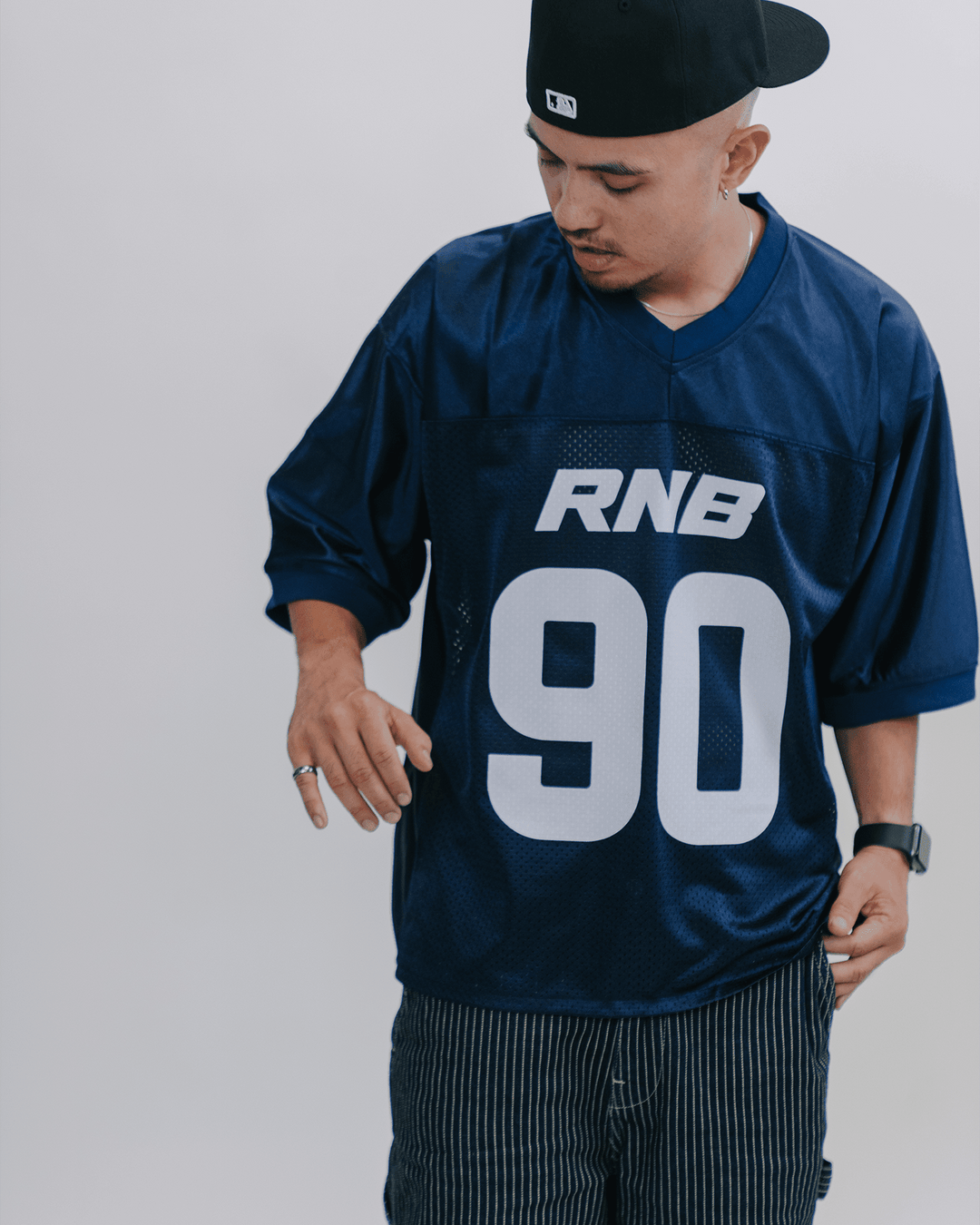 Rnb Every Morning V1 | Cropped Football Jersey - trainofthoughtcollective 