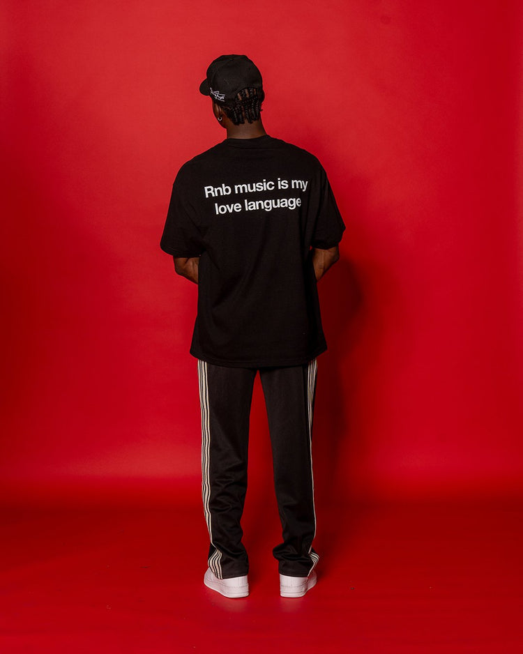 Rnb Language Black Tee - trainofthoughtcollective