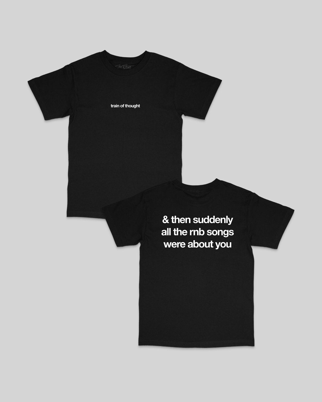 🎁 Rnb Songs Black Tee (100% off) - trainofthoughtcollective
