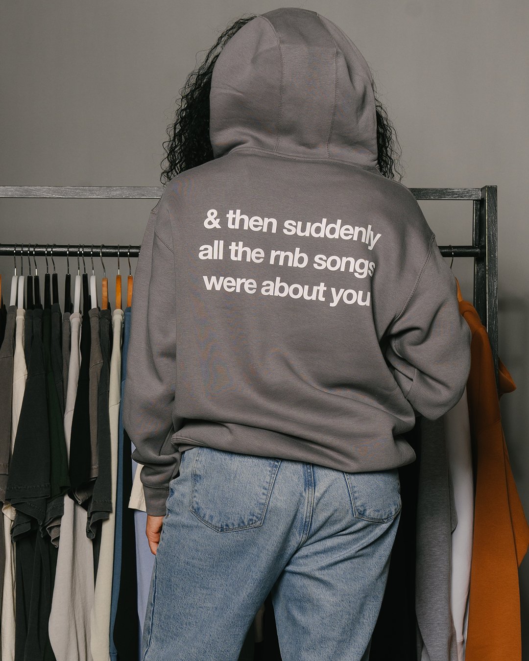 Rnb Songs Charcoal Hoodie - trainofthoughtcollective