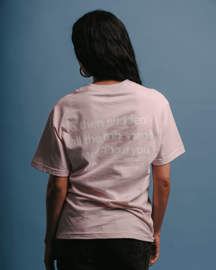 Rnb Songs | Classic Graphic Tee - trainofthoughtcollective #color_pale-pink