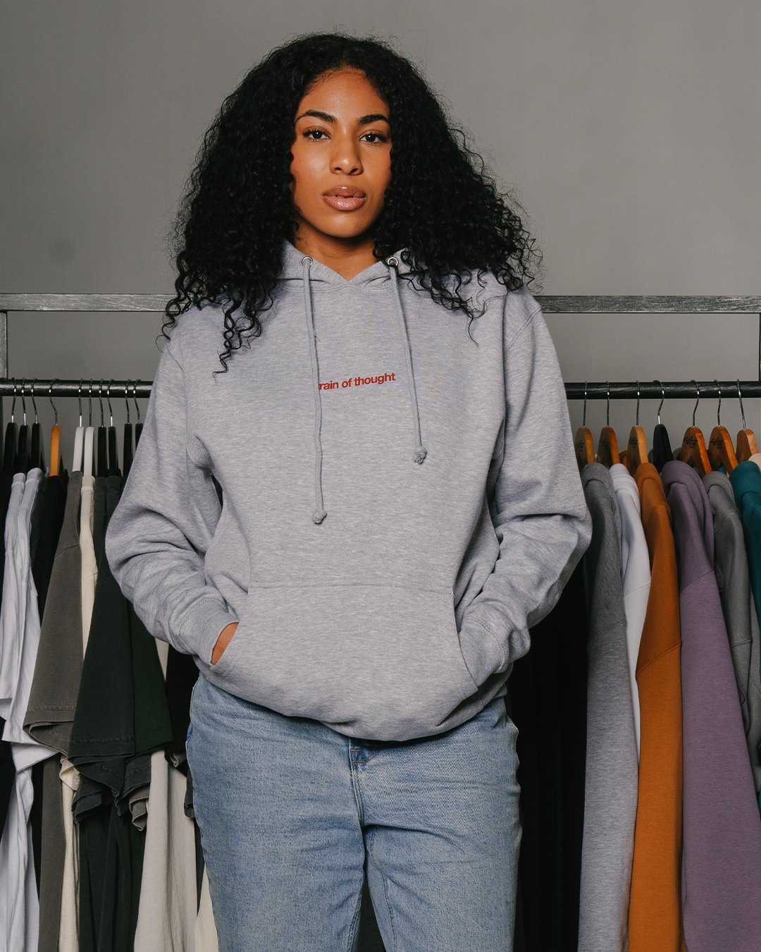 Rnb Songs Heather Grey Hoodie - trainofthoughtcollective