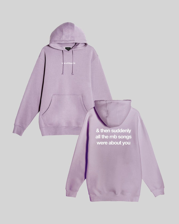 Rnb Songs Lavender Hoodie - trainofthoughtcollective